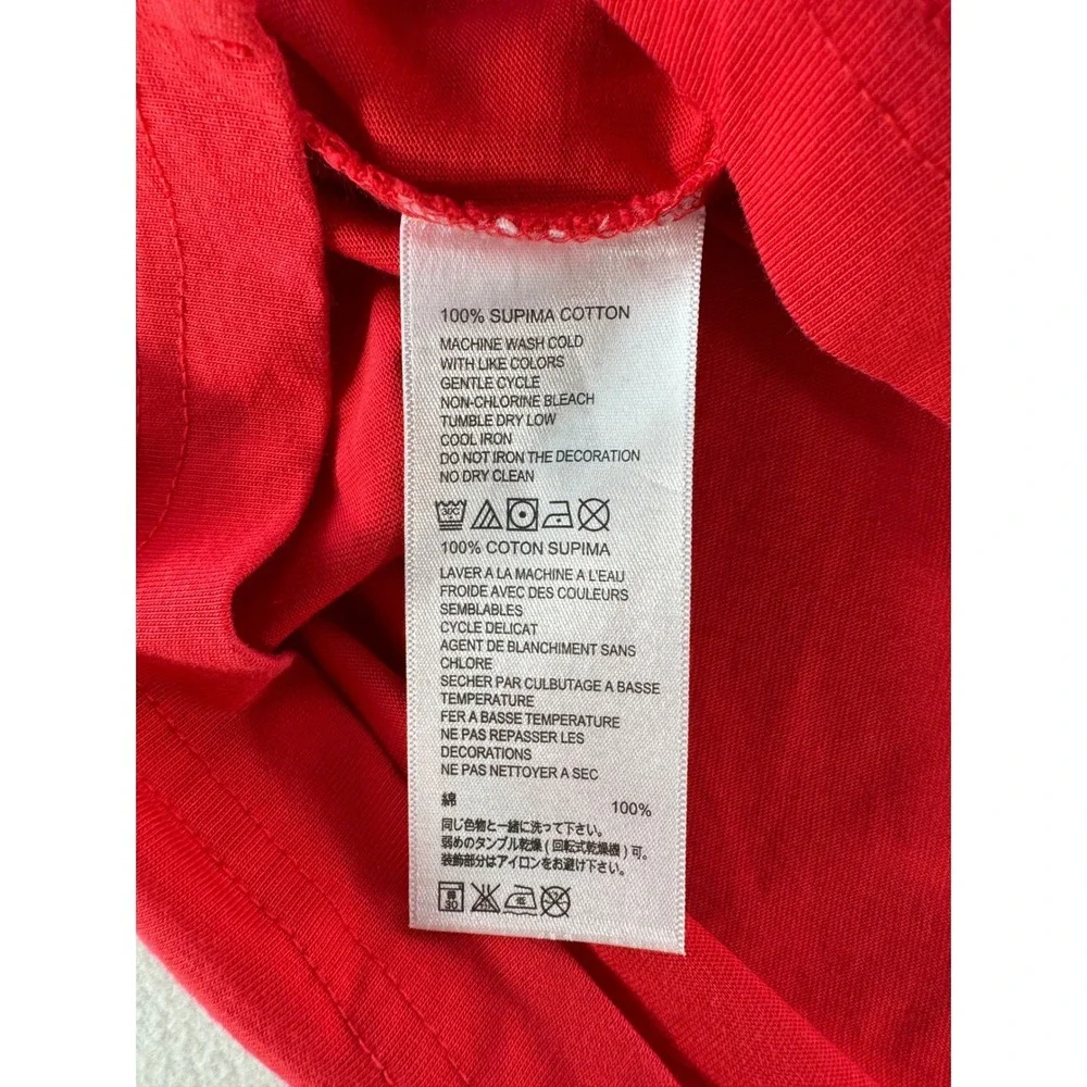Tommy Bahama RELAX Men's Red Supima Cotton T Shirt Size M - Picture 11 of 14